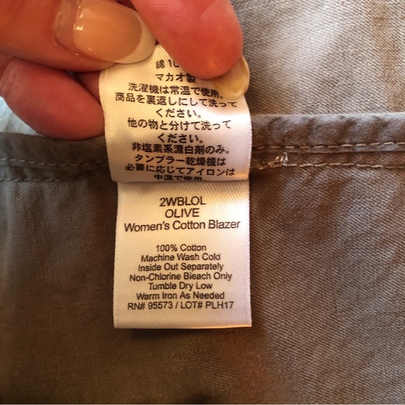 Vintage Paper Denim Cloth army green crop jacket size 1 or S - Picture 9 of 12